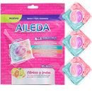 AILEDA 3袋 柑橘+樱花+小苍兰百合 洗衣凝珠 三色三腔洗衣凝珠 4 效合一洁净留香抑菌护色浓缩洗衣液珠 24颗