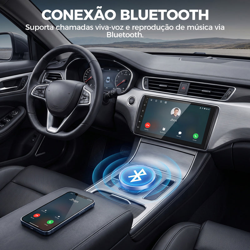 7 英寸 IPS 2.5D 车载多媒体导航一体机 VPL-1107/264 | 4 核 2G+64G，Android 14，无线 CarPlay/Android Auto，GPS 导航，5G WiFi 蓝牙 5.0，DSP 数字音效，ANATEL 认证