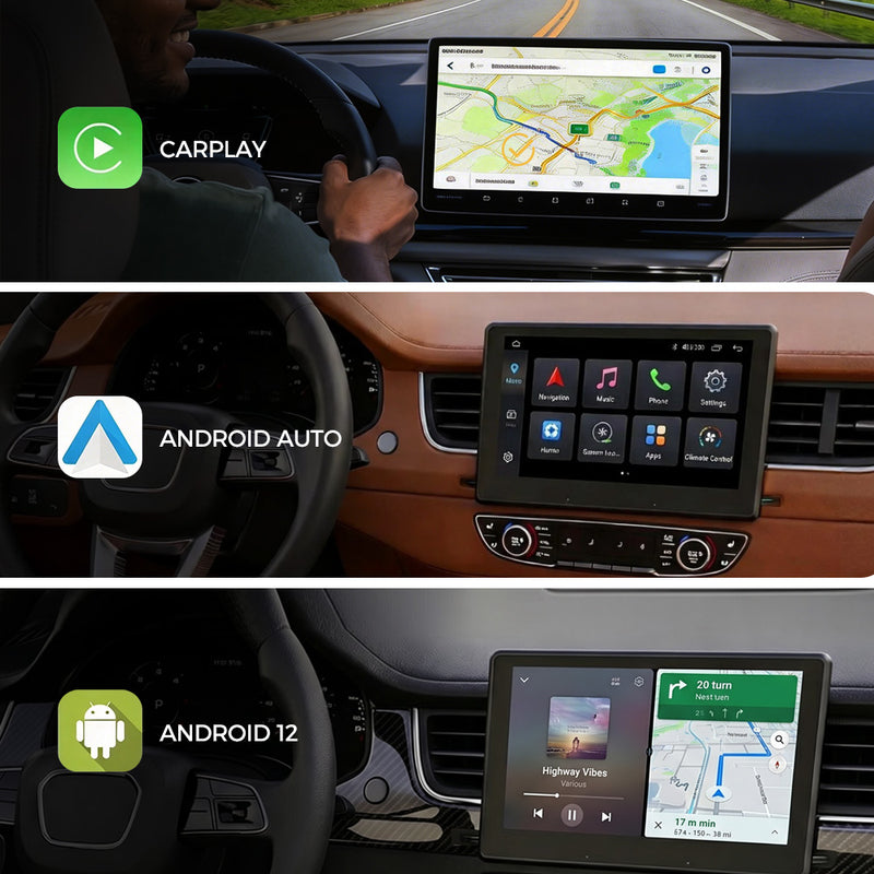 Android AI Box 智能车载盒子 | 八核 4+64G / 8+128G，无线 CarPlay/Android Auto，Android 12 系统，5G WiFi 蓝牙 5.0，4G 全网通，支持 SIM/TF/HDMI，即插即用
