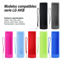 IT-BLUE 适配 LG AKB 系列电视遥控器硅胶保护套 全包防摔遥控器套 带挂绳多色可选遥控器防尘套