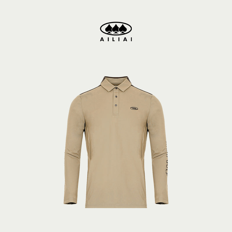 AILIAI GOLF Men's Long-Sleeve Polo Shirt