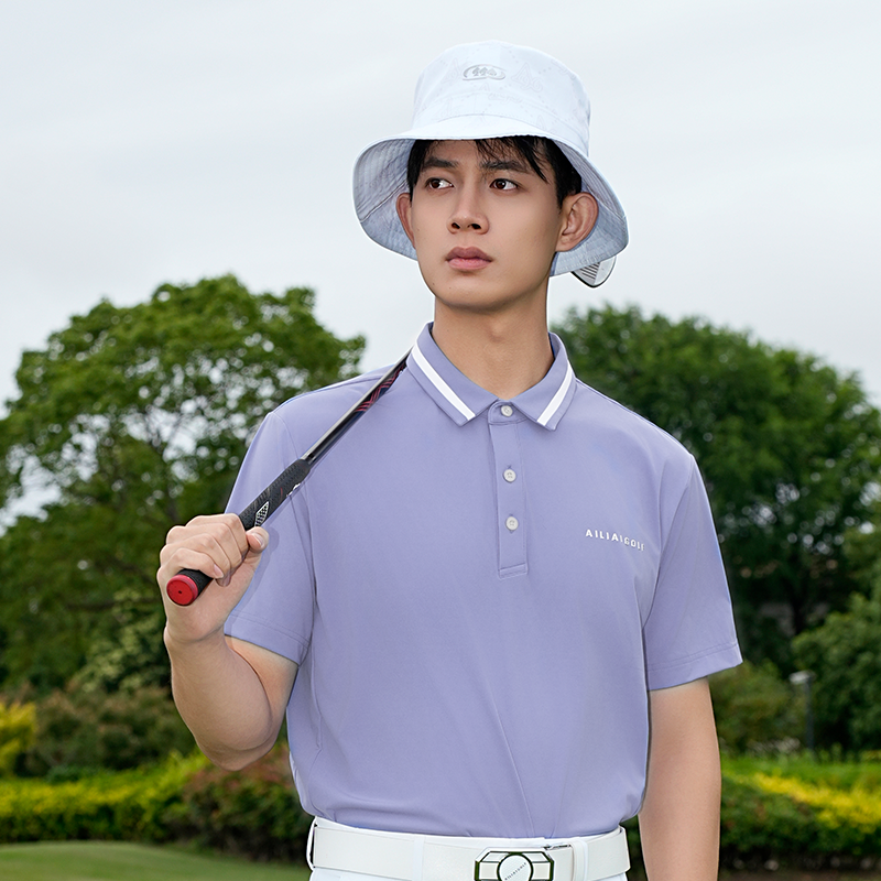 AILIAI GOLF Men's Short-Sleeve Polo