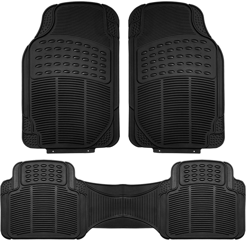TORQUEHAMMER VPL-5151 通用型 PVC 汽车脚垫 全防水 耐磨防滑 易清洁 可裁剪 五件套 全车覆盖 黑色经典 四季通用