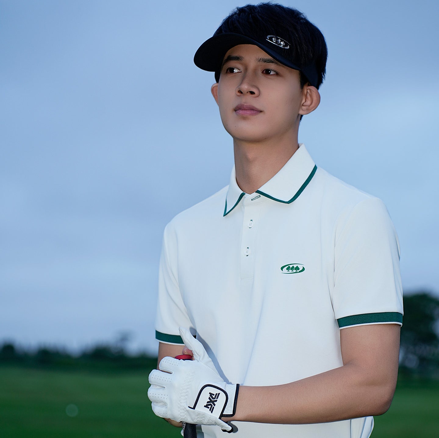 AILIAI GOLF Men's Short-Sleeve Polo Shirt