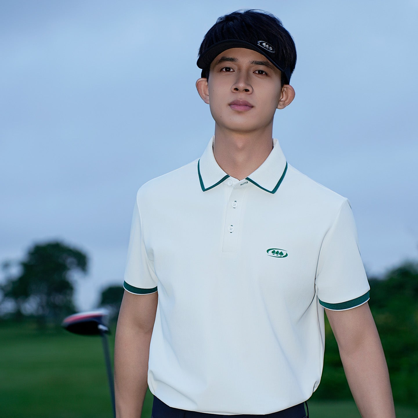 AILIAI GOLF Men's Short-Sleeve Polo Shirt