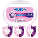 AILEDA 三腔双色香氛洗衣凝珠 百合小苍兰 3 合 1 除菌除螨留香洗衣珠 盒装 36 颗