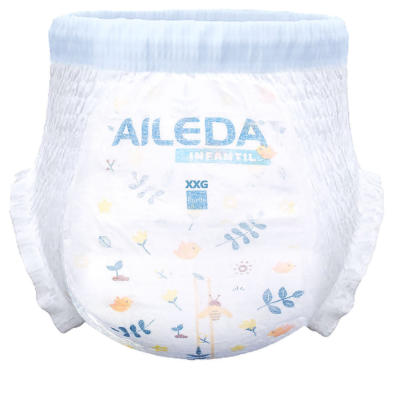AILEDA 婴幼儿超薄透气拉拉裤 XXG 码 14-17kg 学步宝宝一体式干爽尿不湿 整箱 88 片