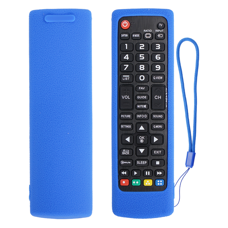 IT-BLUE 适配 LG AKB 系列电视遥控器硅胶保护套 全包防摔遥控器套 带挂绳多色可选遥控器防尘套