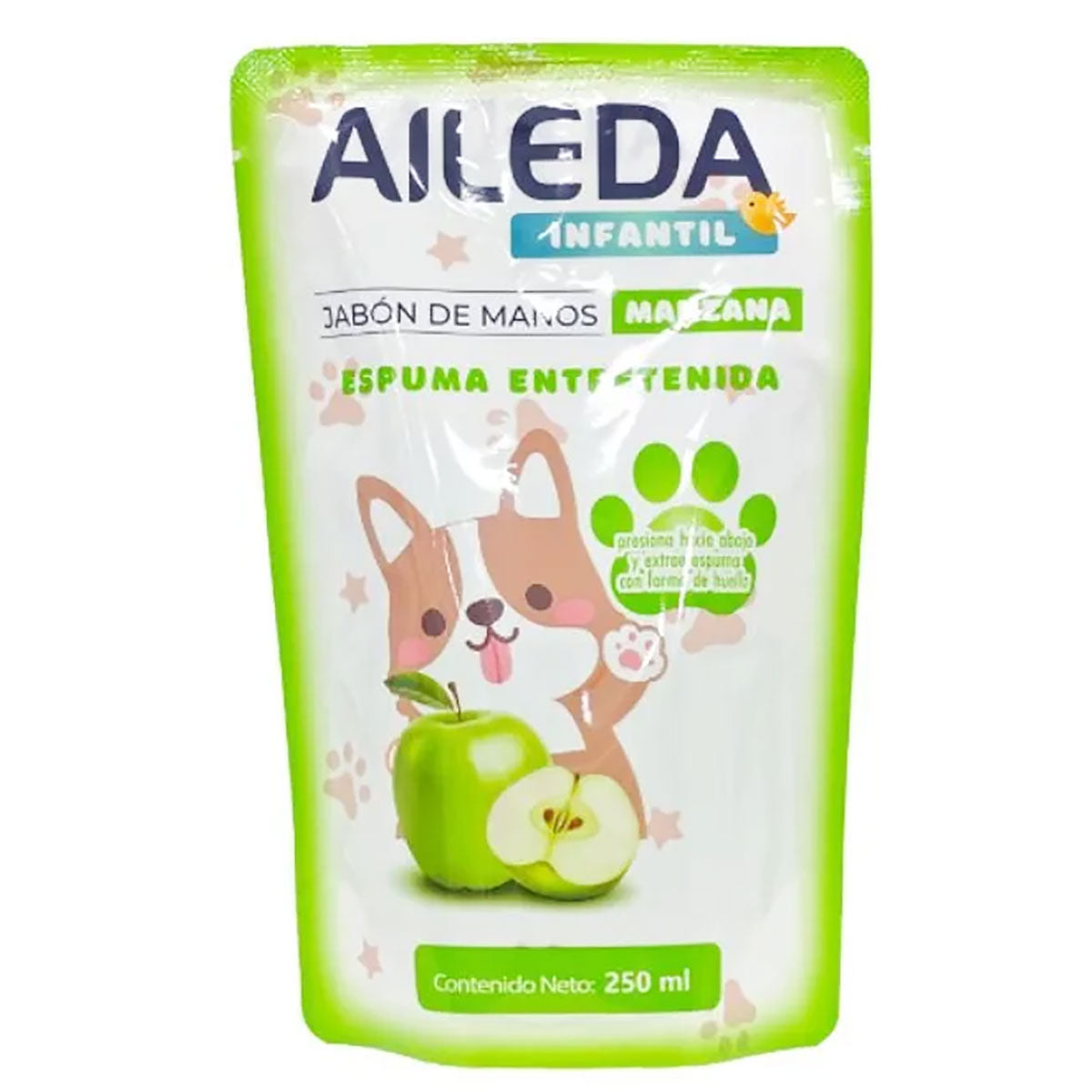 AILEDA 儿童花朵泡沫洗手液补充装 草莓 / 青苹果果香宝宝泡泡洗手液替换装 250ml / 袋