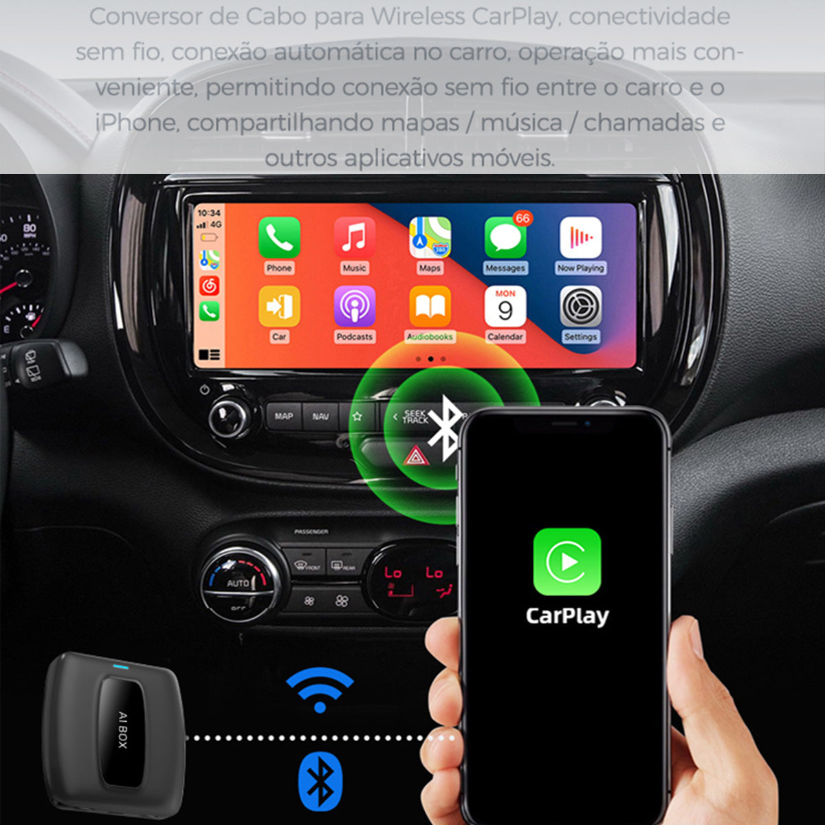 TORQUEHAMMER VPL-1465 车载无线 CarPlay AI 智能盒子
