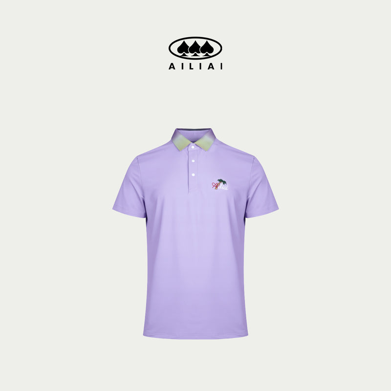AILIAI GOLF Men's Short-Sleeve Polo Shirt