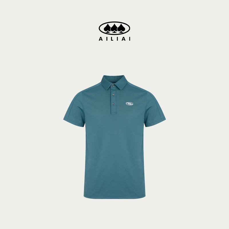 AILIAI GOLF Men's Short-Sleeve Polo Shirt