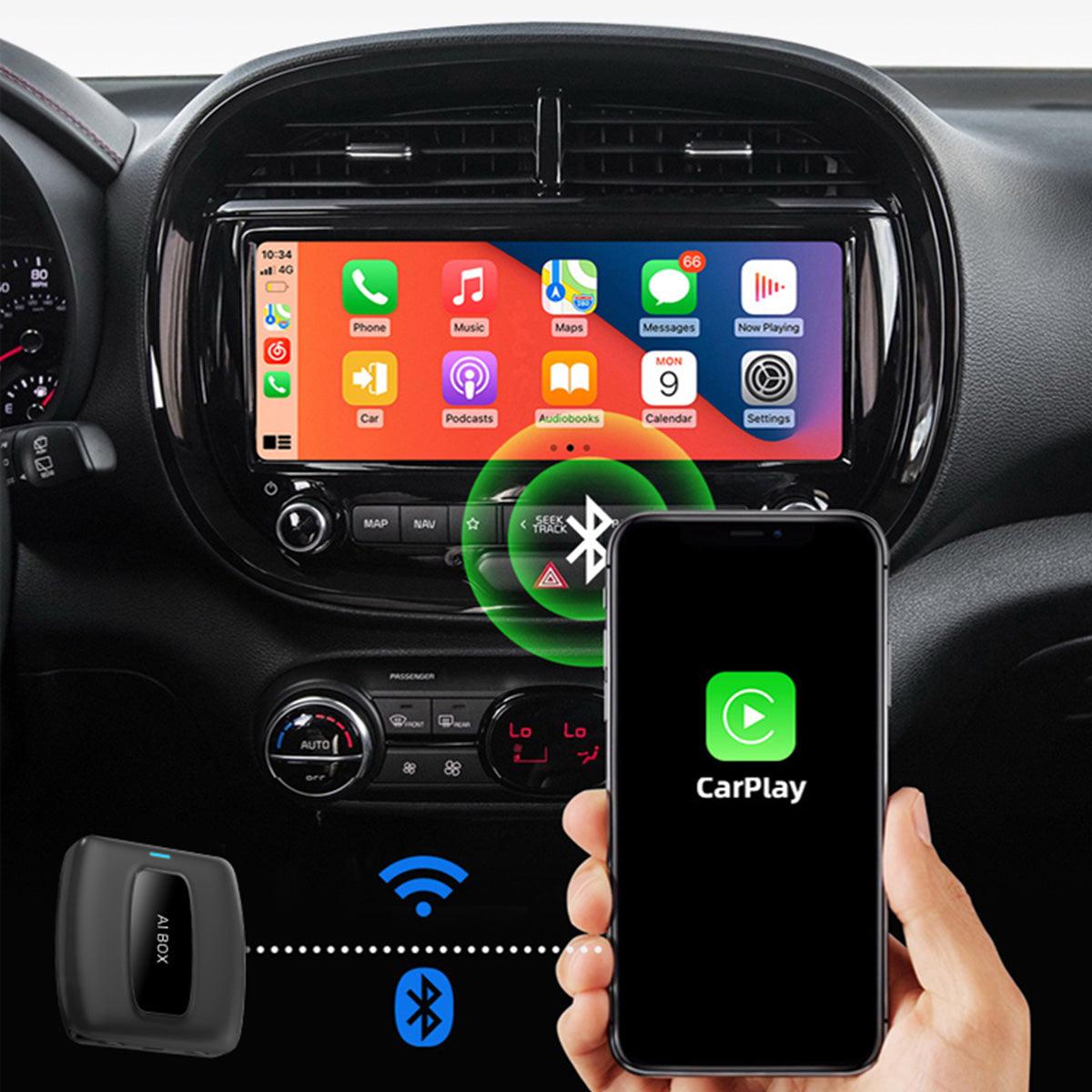 TORQUEHAMMER VPL-1465 车载无线 CarPlay AI 智能盒子