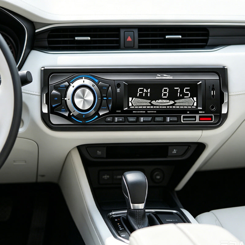 VPL-1511 车载立体声音响播放器 | 65W×4 高功率输出，蓝牙 5.0 免提通话，FM 收音，USB/AUX/TF 多音源输入，LED 显示屏，氛围灯与 APP 遥控功能