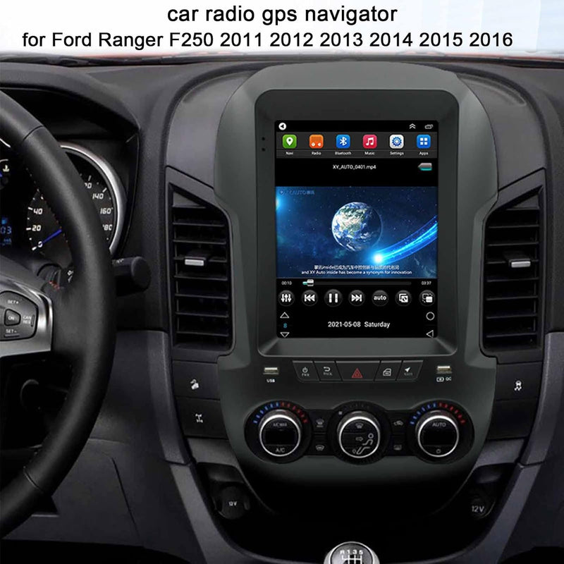 福特Ranger/F250 2011-2016专用9.7英寸安卓大屏车载导航一体机 VPL-2002 支持CarPlay/Android Auto 蓝牙GPS导航