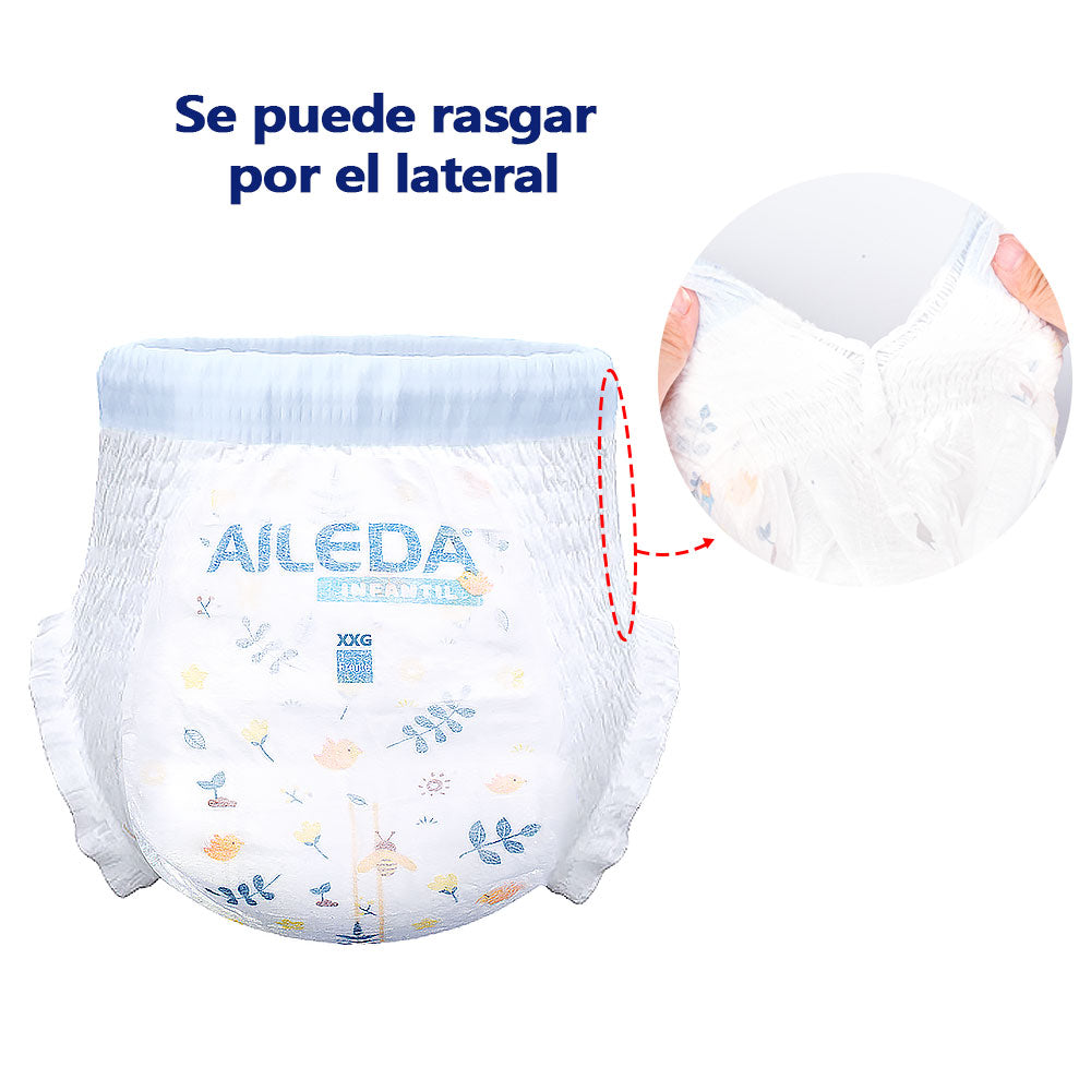 AILEDA 婴幼儿超薄透气拉拉裤 XXG 码 14-17kg 学步宝宝一体式干爽尿不湿 整箱 88 片