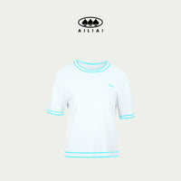 AILIAI GOLF Women's Knitted Short-Sleeve Top