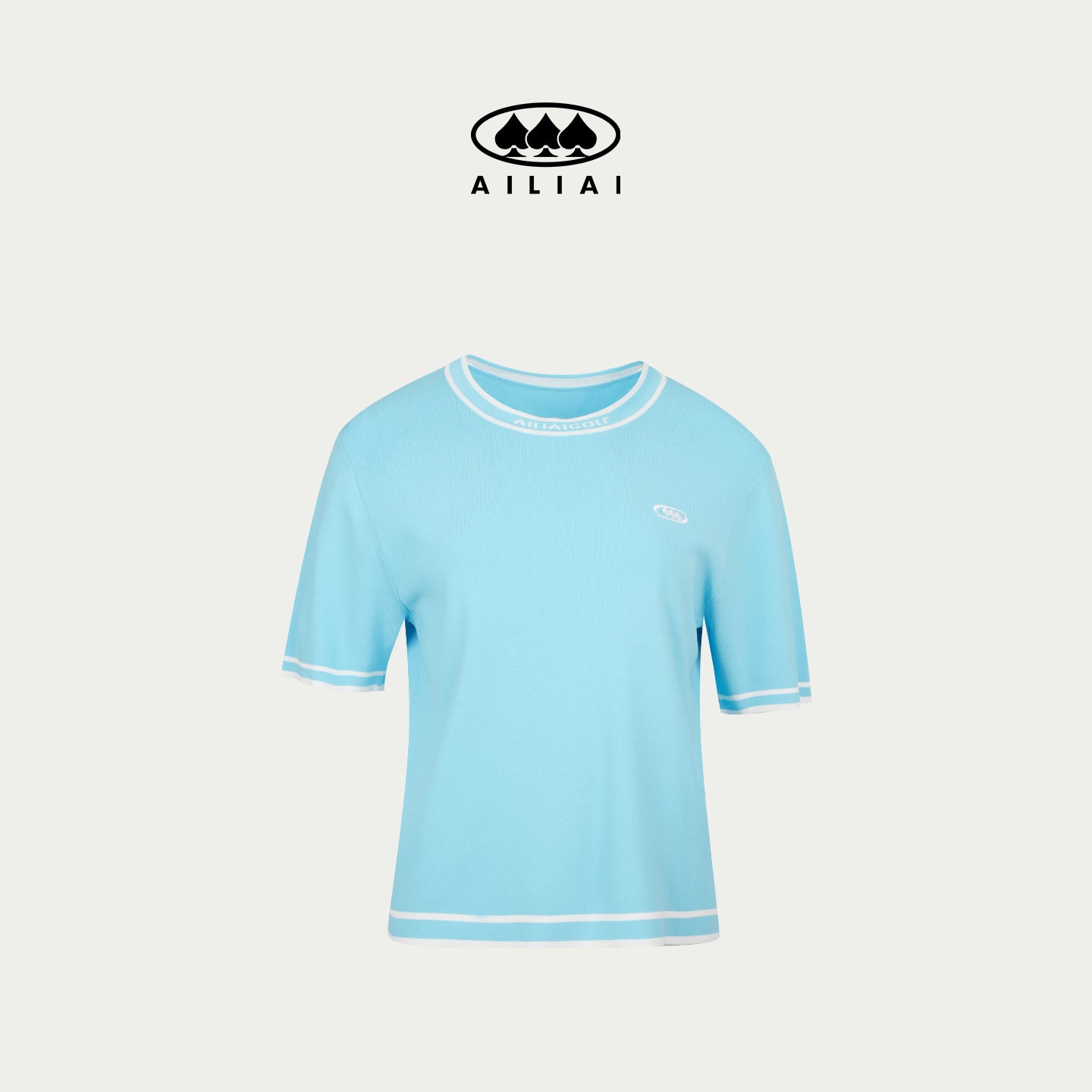 AILIAI GOLF Women's Knitted Short-Sleeve Top