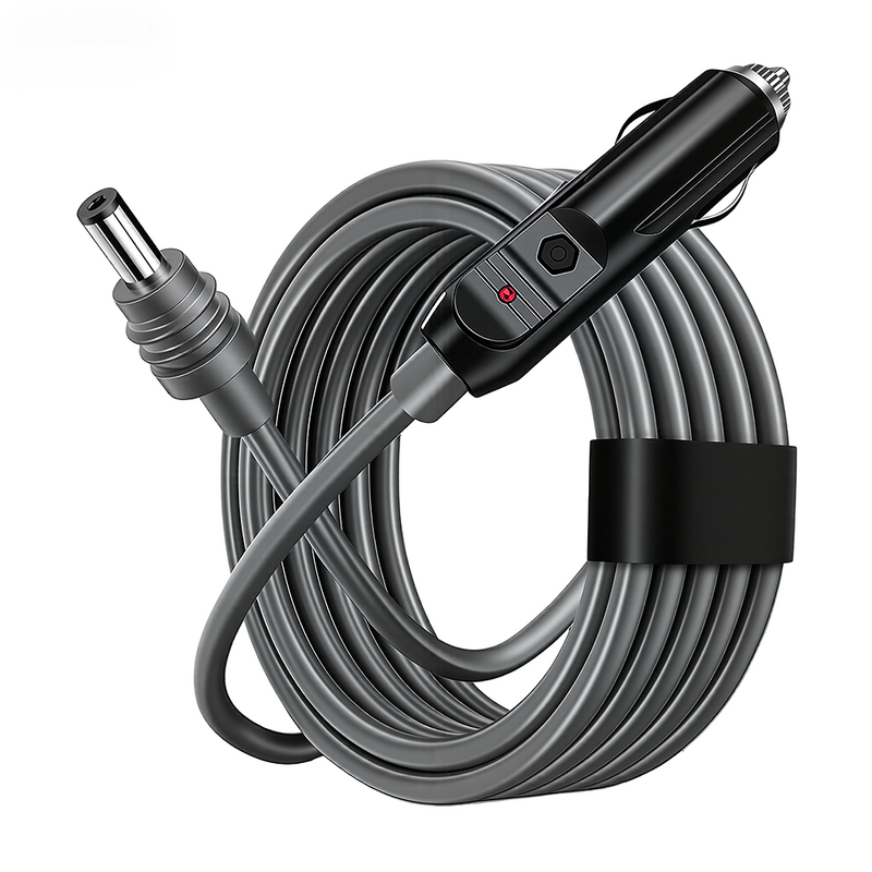 KNUP KP-YP5038 车载点烟器 DC 电源线 5 米加长 Starlink Mini 专用车载直流供电线