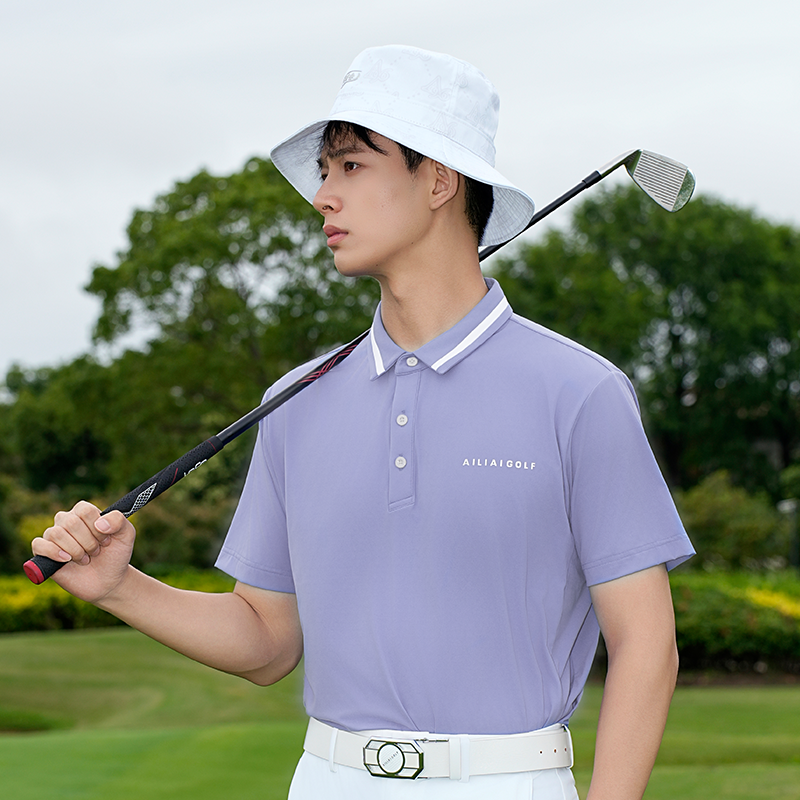 AILIAI GOLF Men's Short-Sleeve Polo