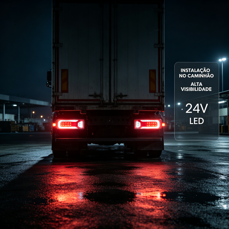 24V LED 奔驰 AXOR/ACTROS 卡车后尾灯 三合一高亮防水货车左右尾灯总成 VPL-7511