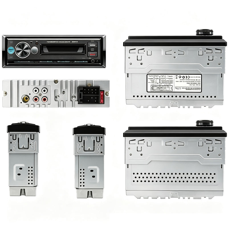 VPL-1501 车载多媒体播放器 | 50W×4 大功率输出，蓝牙 5.0 免提通话，FM 收音，USB/AUX/TF 多音源输入，LED 显示屏，ANATEL 认证