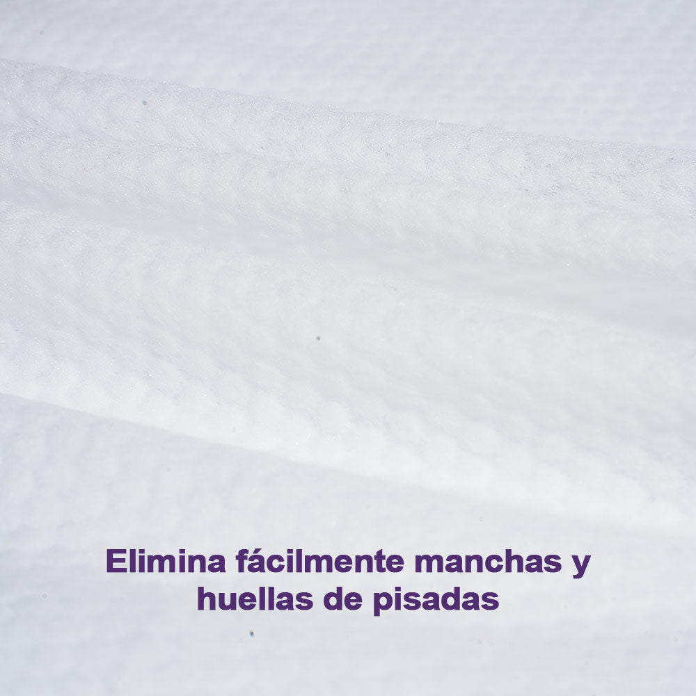 AILEDA 薰衣草香型一次性带孔湿拖布 40×60cm 平板拖把专用除尘拖地湿巾 袋装 12 片