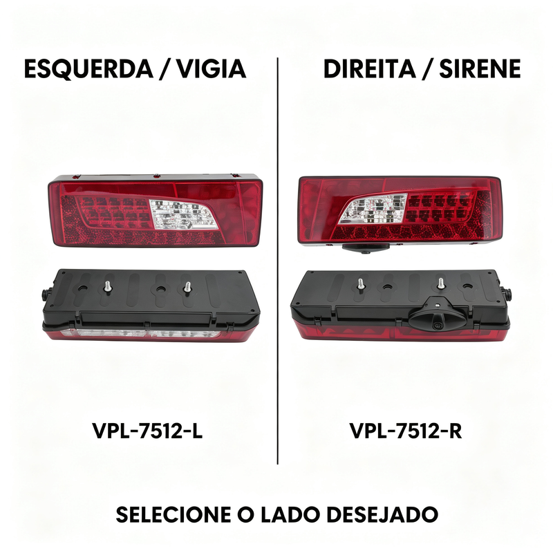 24V LED 斯堪尼亚 SC NTG 卡车后尾灯 三合一防水货车左右尾灯总成 VPL-7512