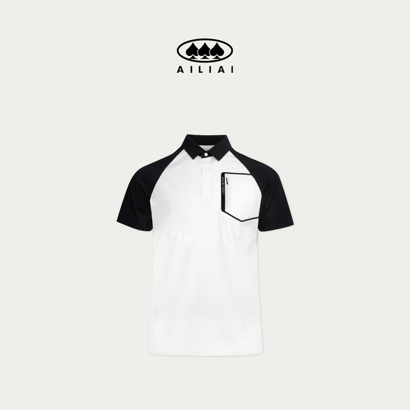 AILIAI GOLF  Men's Short-Sleeve Polo Shirt