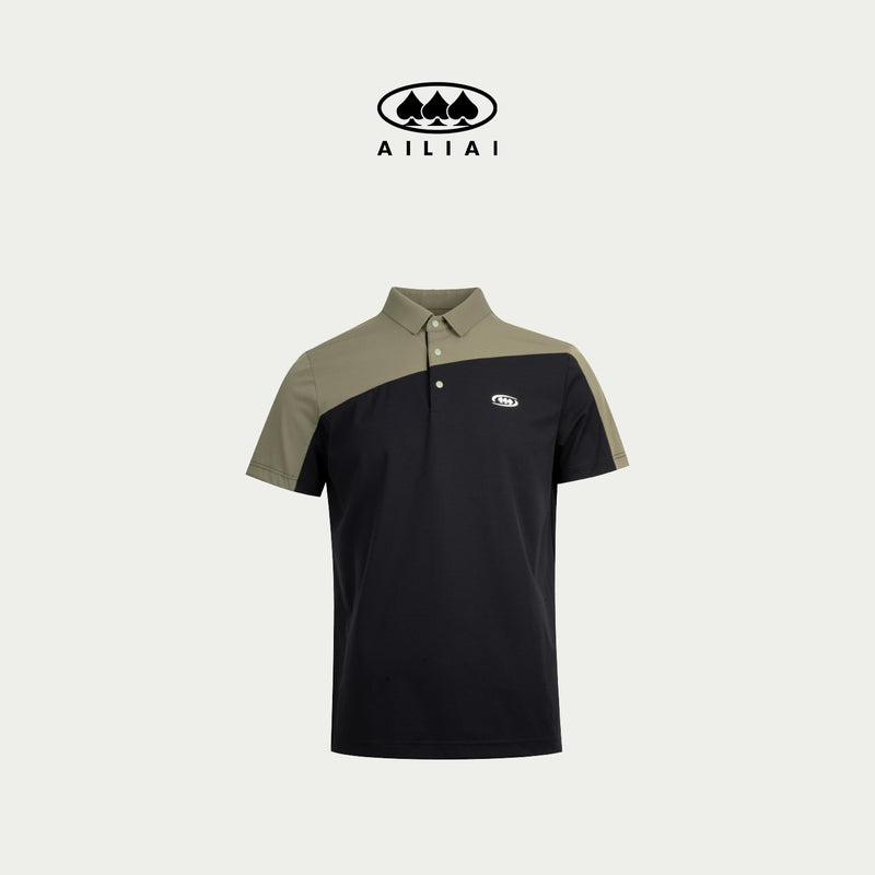AILIAI GOLF Men's Short-Sleeve Polo Shirt