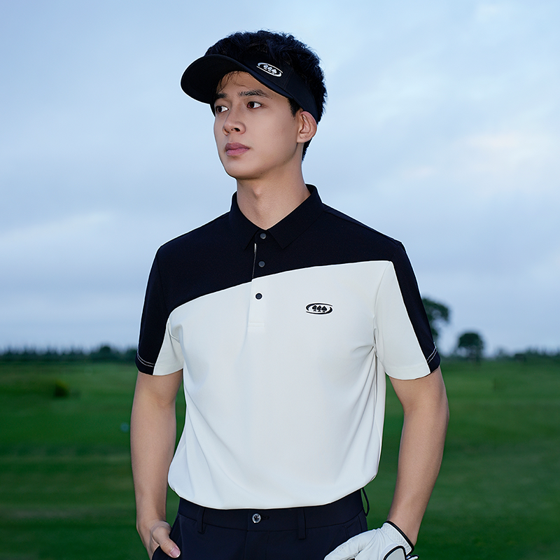 AILIAI GOLF Men's Short-Sleeve Polo Shirt