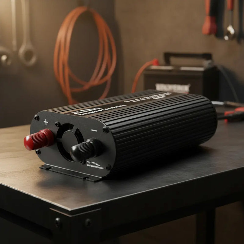 TORQUEHAMMER VPL-3653-2 500W 车载电源逆变器 12V 转 220V 纯正弦波 双 USB 快充 3.4A 大功率输出 兼容笔记本/无人机/投影仪/车载冰箱 自驾露营/移动办公/应急供电全能搭档