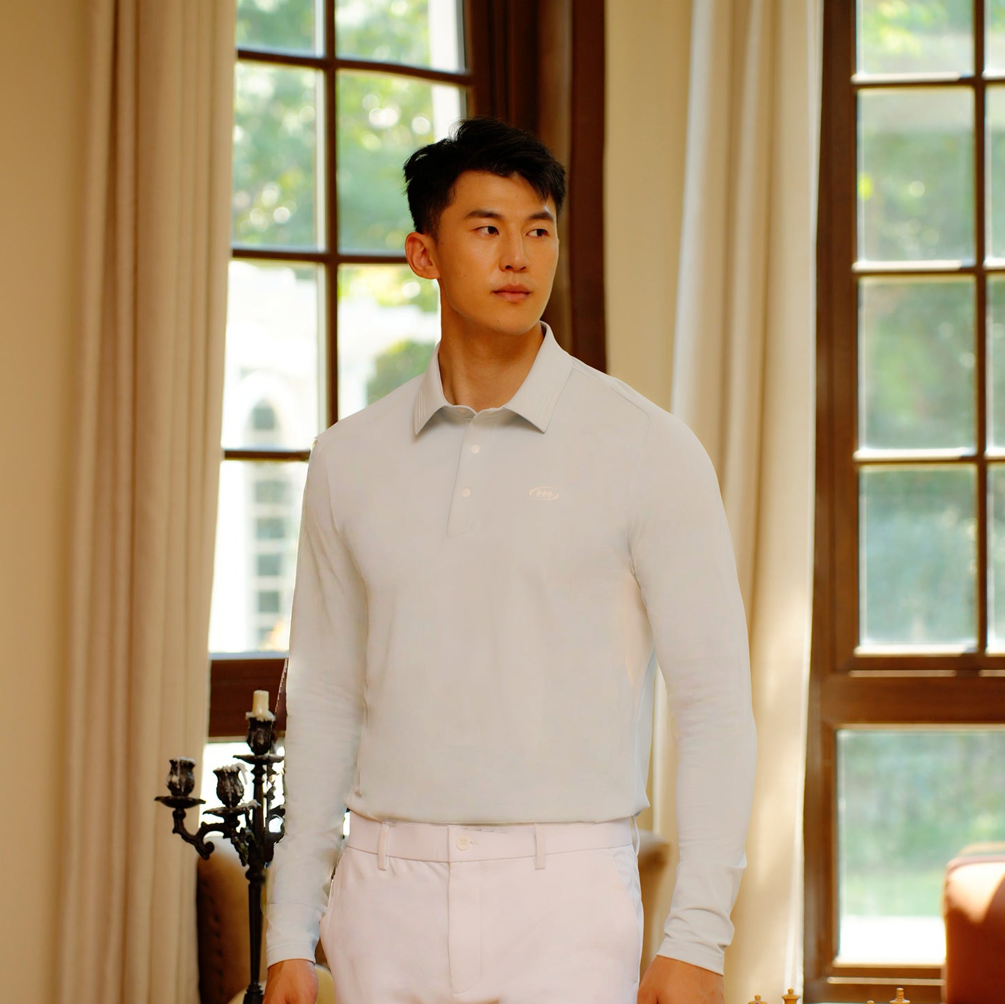 AILIAI GOLF  男士长袖POLO