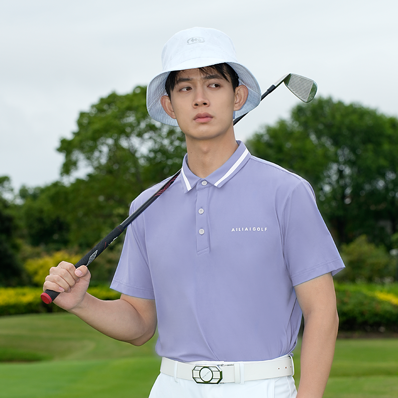 AILIAI GOLF Men's Short-Sleeve Polo