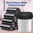 AILEDA 平口大号黑色加厚垃圾袋 70×90cm 商用家用 60L 大容量平底 PE 塑料袋 单卷 10只