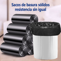 AILEDA 平口大号黑色加厚垃圾袋 70×90cm 商用家用 60L 大容量平底 PE 塑料袋 单卷 10只