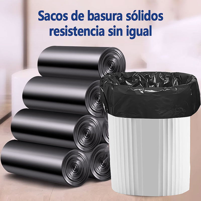 AILEDA 平口大号黑色加厚垃圾袋 70×90cm 商用家用 60L 大容量平底 PE 塑料袋 单卷 10只