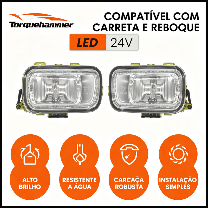 24V LED 奔驰 AXOR 卡车挂车尾灯 四合一多功能 IP65 防水货车拖车左右后尾灯总成 VPL-7509