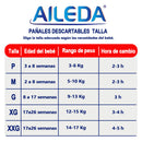 AILEDA 婴幼儿超薄透气拉拉裤 XXG 码 14-17kg 学步宝宝一体式干爽尿不湿 整箱 88 片