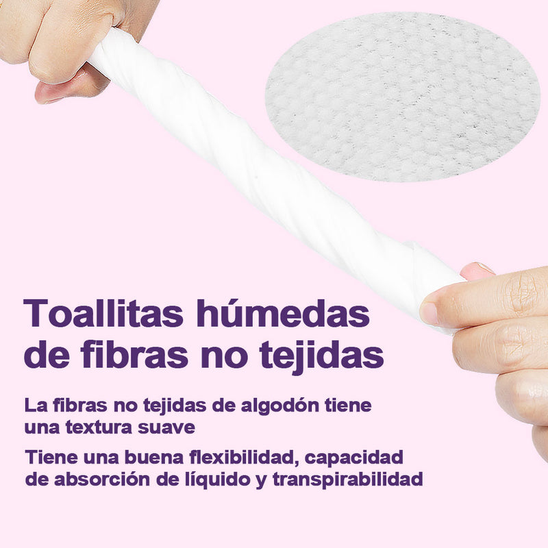 AILEDA 薰衣草香型一次性带孔湿拖布 40×60cm 平板拖把专用除尘拖地湿巾 袋装 12 片