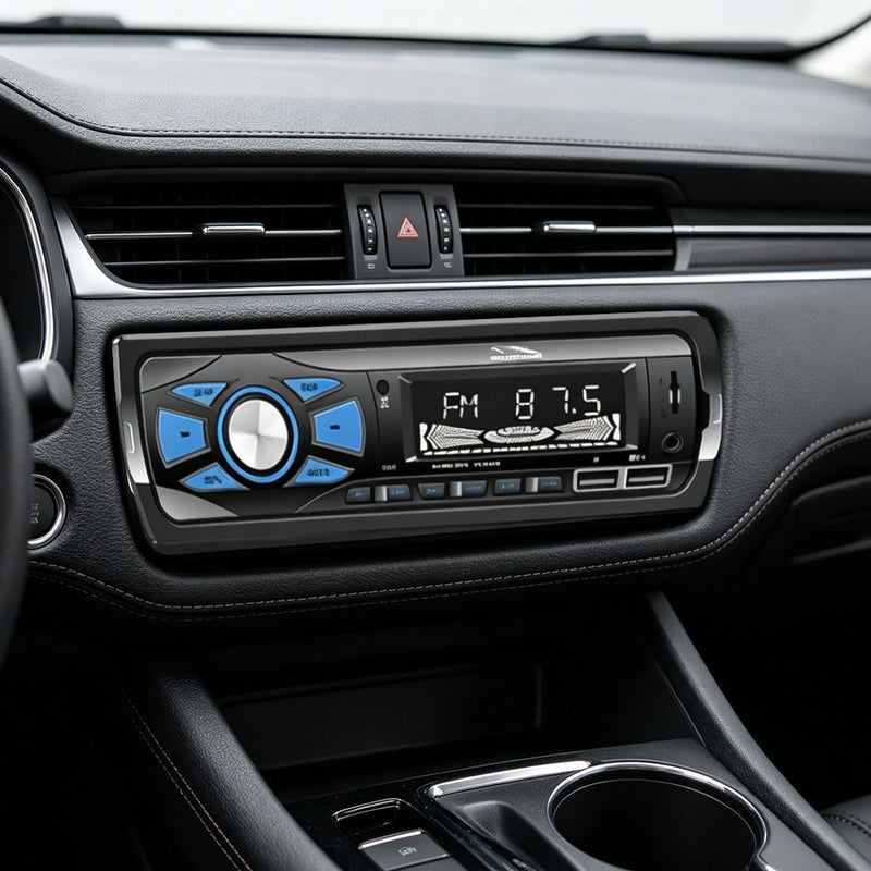 VPL-1513 车载立体声音响播放器 | 65W×4 高功率输出，蓝牙 5.0 免提通话，FM 收音，USB/AUX/TF 多音源输入，LED 显示屏，氛围灯与 APP 智能遥控，ANATEL 认证