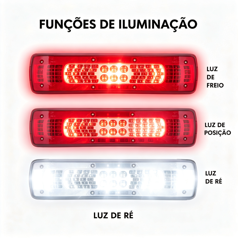 沃尔沃 FH/FM 卡车 LED 后尾灯 24V 原车无损替换 刹车示宽倒车三合一重卡尾灯