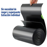 AILEDA 大号抽绳收口黑色垃圾袋 70×90cm 商用家用加厚防漏手提式 PE 塑料袋 单卷 10 只