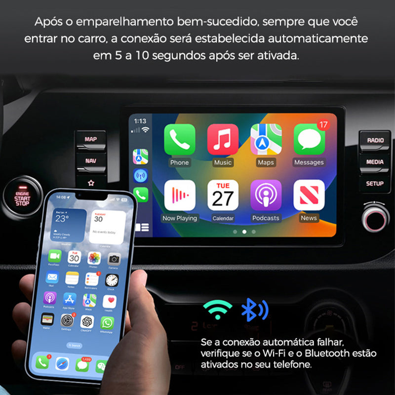 TORQUEHAMMER VPL-1463 车载无线 CarPlay AI 智能盒子
