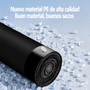 AILEDA 大号抽绳收口黑色垃圾袋 70×90cm 商用家用加厚防漏手提式 PE 塑料袋 单卷 10 只