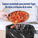 AILEDA 平口大号黑色加厚垃圾袋 70×90cm 商用家用 60L 大容量平底 PE 塑料袋 单卷 10只