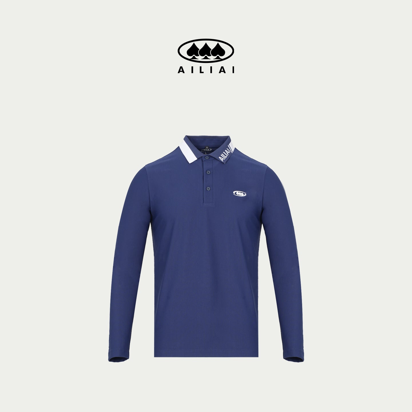 AILIAI GOLF Men's Long Sleeved Polo Shirt