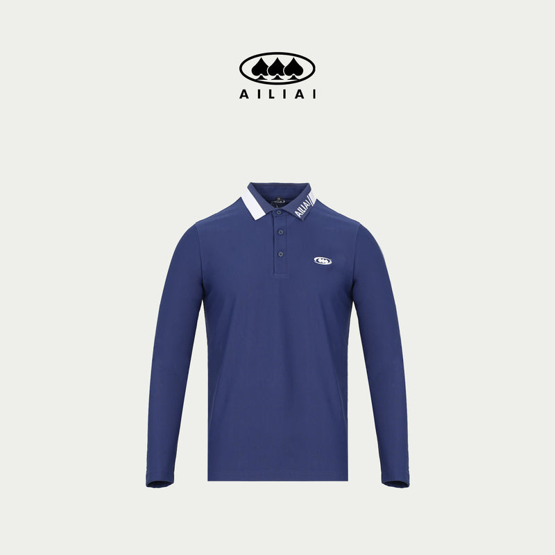 AILIAI GOLF Men's Long Sleeved Polo Shirt