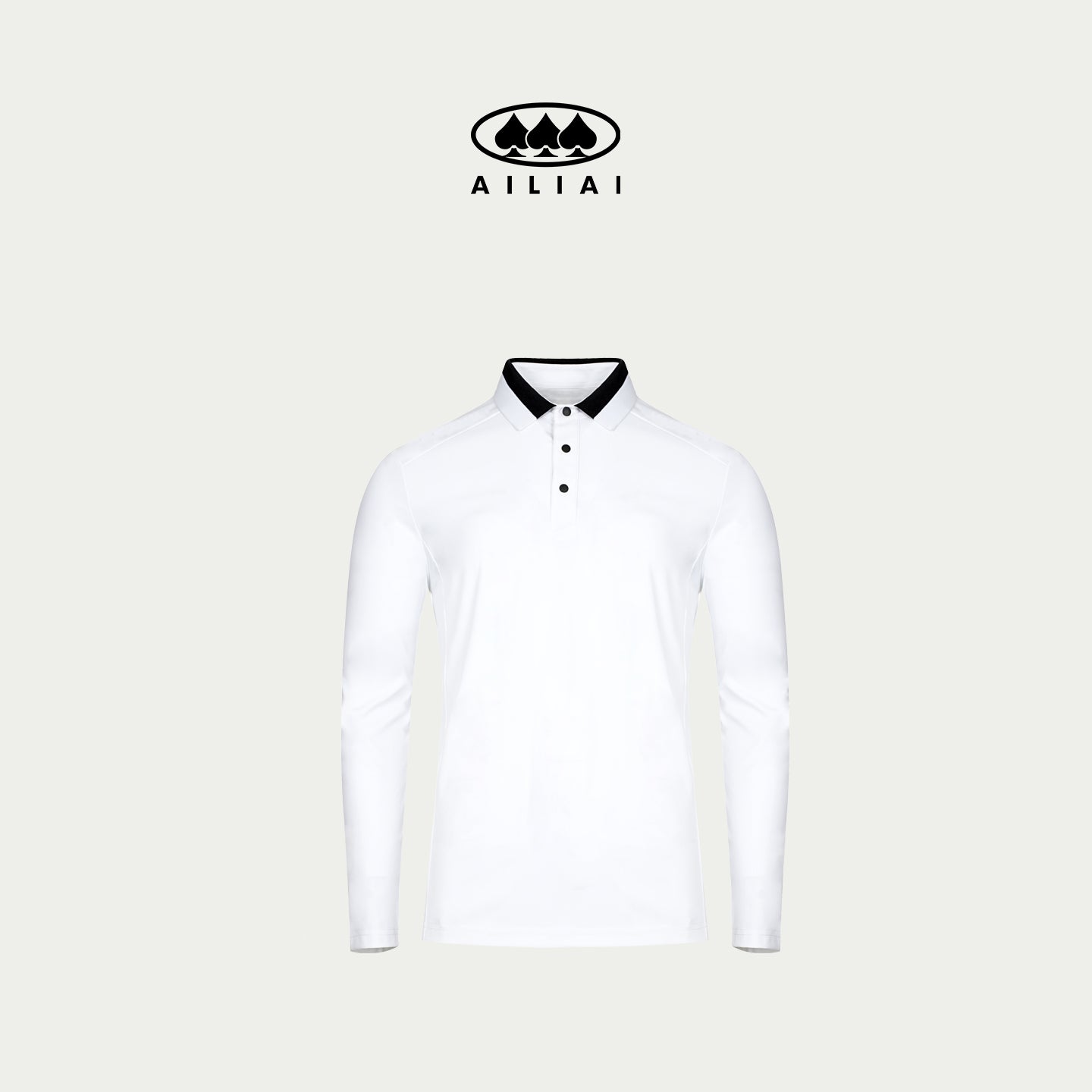 AILIAI GOLF Men's Long Sleeved Polo Shirt