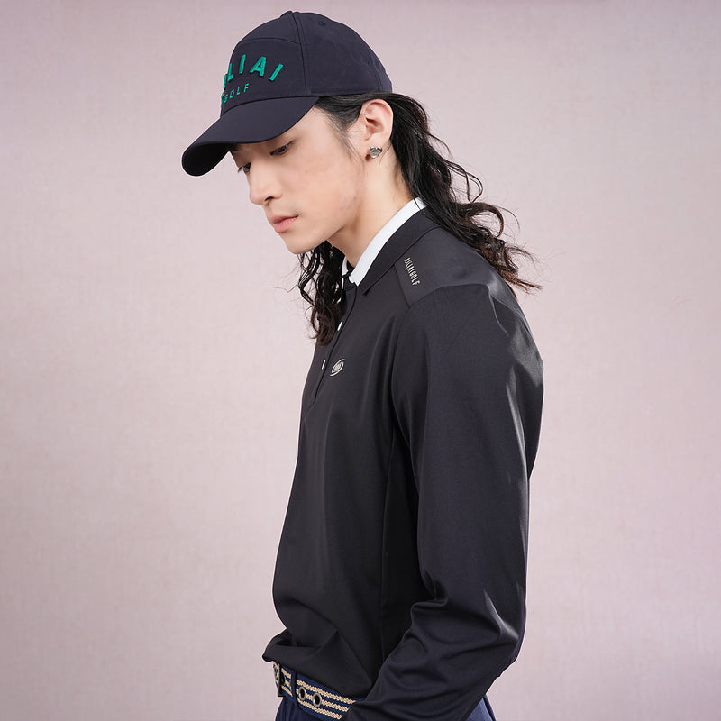 AILIAI GOLF Men's Long Sleeved Polo Shirt
